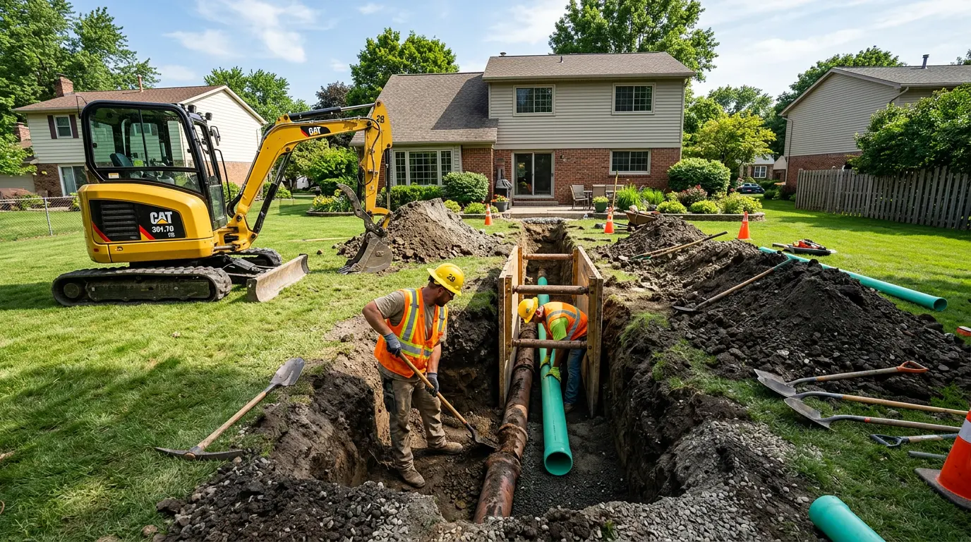 Sewer Line Cleaning in Auburn, NY